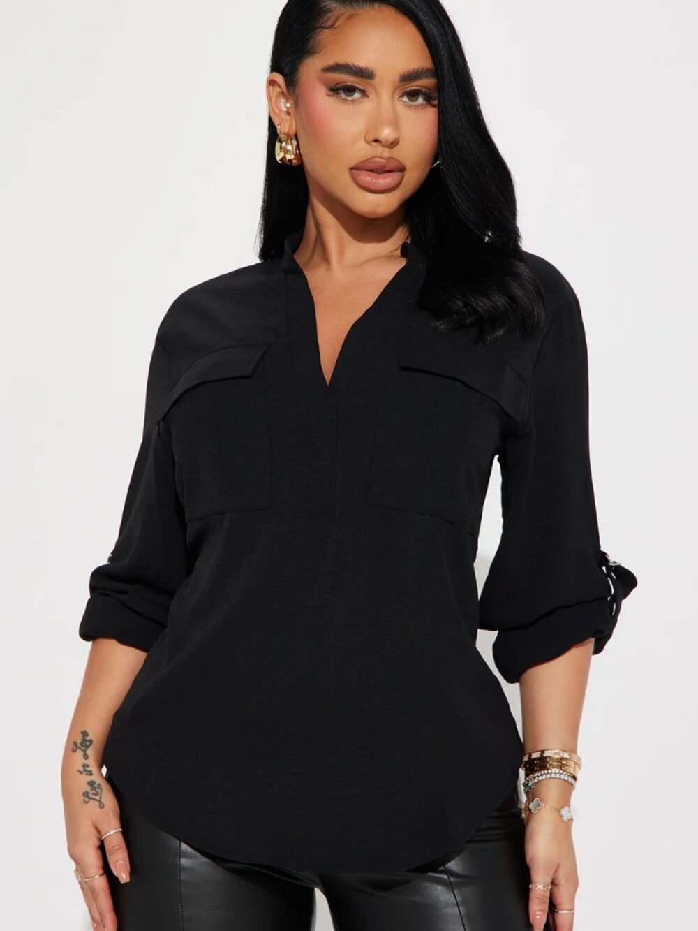 Fashion Nova Solange Blouse Top